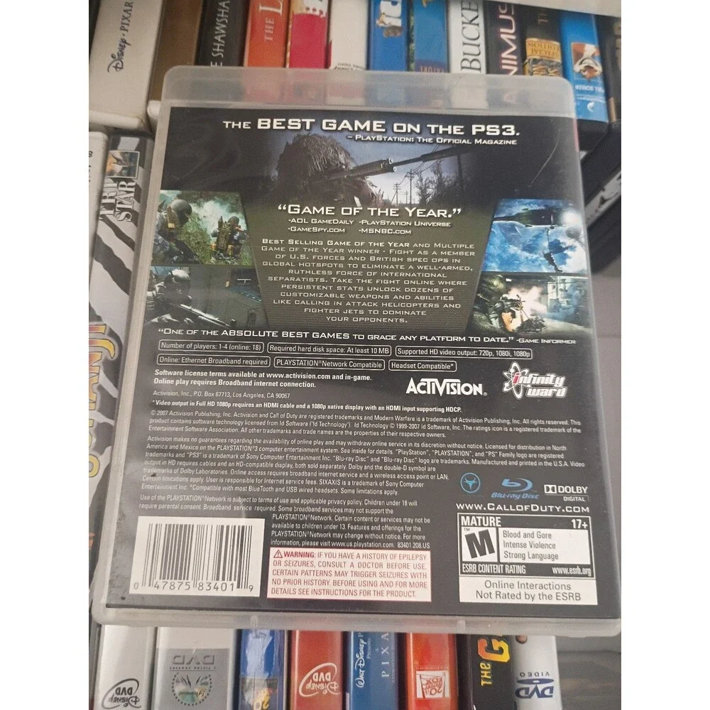 Call Of Duty 4: Modern - Game Of The Year Edition ( Sony PlayStation 3